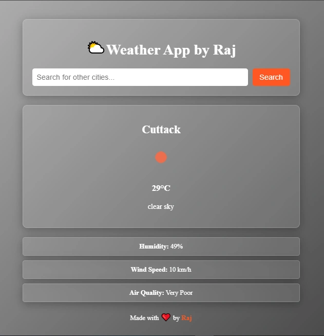 Weather App